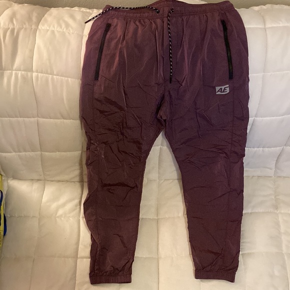 American Eagle Track Joggers - Maroon - Medium - Picture 4 of 6